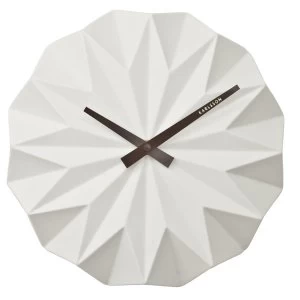 Karlsson Origami Wall Clock