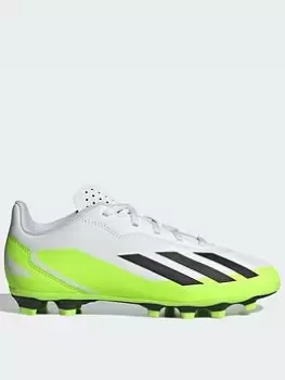 Adidas Junior X Speed Form.4 Firm Ground Football Boot, White, Size 11