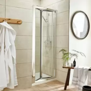 Pacific Bi-Fold Shower Door 700mm Wide - 4mm Glass - Nuie