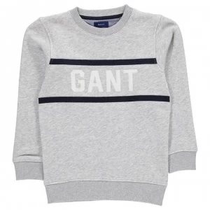 Gant 3 Colour Sweatshirt - Light Grey 94