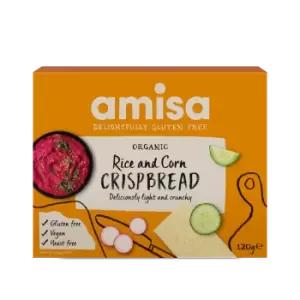 Amisa Organic Gluten Free Corn & Rice Crispbread 150g