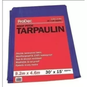 ProDec 30' X 15' Blue Tarpaulin- you get 5