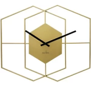 Acctim Clock 29668 55.5cm x 3.4cm x 50cm Brass