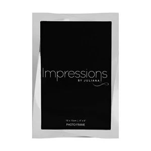 4" x 6" - Impressions Silver Plated Twisted Photo Frame