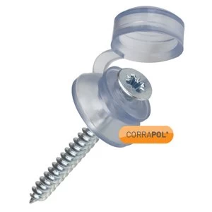 Corrapol Clear 50mm Fixings (Pack 50)