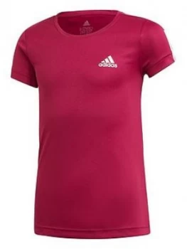 Adidas Girls Training T-Shirt - Purple