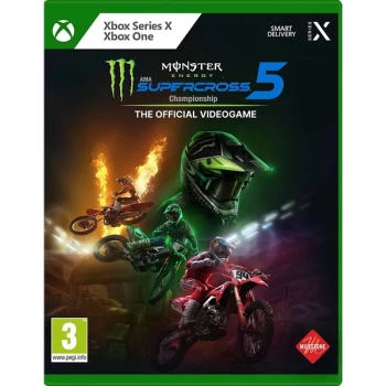 Monster Energy Supercross The Official Videogame 5 Xbox One Series X Game