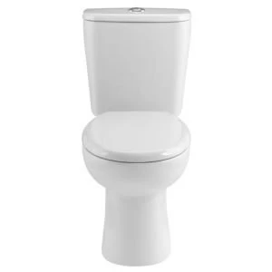 Cooke Lewis Perdita Close coupled Toilet with Soft close Seat