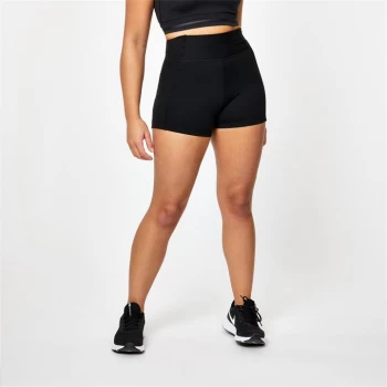 USA Pro X Courtney Black 3" Logo Shorts - Black Logo
