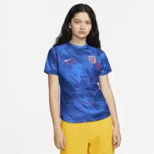 2022-2023 England Pre-Match Shirt (Blue) - Ladies