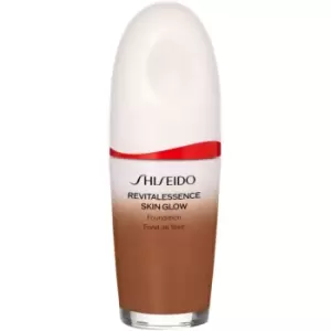 Shiseido Revitalessence Skin Glow Foundation light illuminating foundation SPF 30 shade Copper 30ml