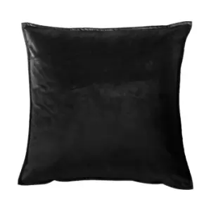 Gallery Direct Meto Velvet Oxford Black Cushion Outlet