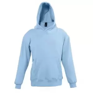 SOLS Childrens/Kids Slam Hooded Sweatshirt (6 Years) (Sky Blue)