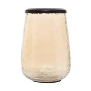 350ml Dimpled Glass with Black Detail Tumbler