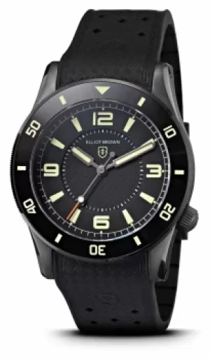 Elliot Brown 929-102-R51G Bloxworth 3 Hand Black Monochrome Watch