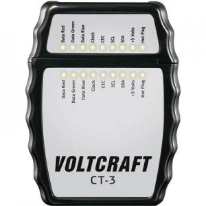 VOLTCRAFT CT-3 Cable tester Suitable for HDMI cable type A,