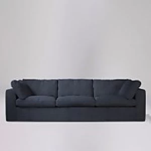 Swoon Seattle House Weave 3 Seater Sofa - 3 Seater - Navy