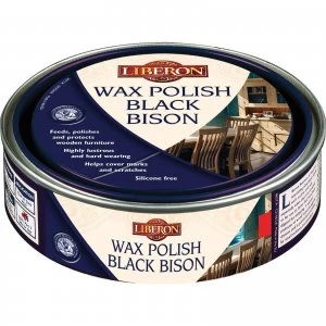 Liberon Bison Paste Wax Medium Mahogany 500ml