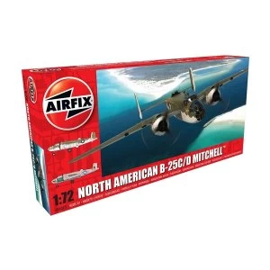 North American B25C/D Mitchell Series 6 1:72 Air Fix Model Kit