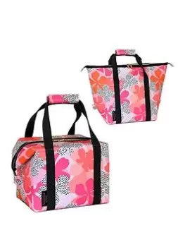 Tribal Fusion Insulated Convertible 2 In 1 Family Cool Bag (20L) - Floral Design