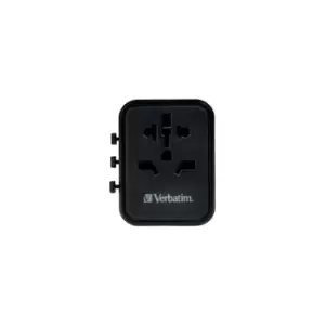 Verbatim Universal Travel Adapter 1 X USB/1 X Type-c