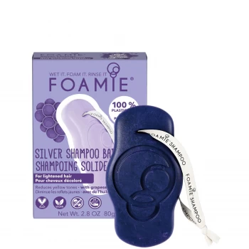 FOAMIE Silver Shampoo Bar - Grape for Blonde Hair