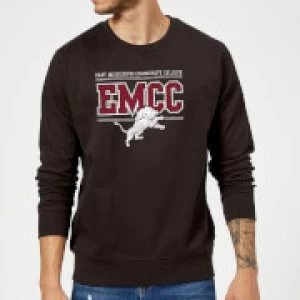East Mississippi Community College Distressed Lion Sweatshirt - Black - S