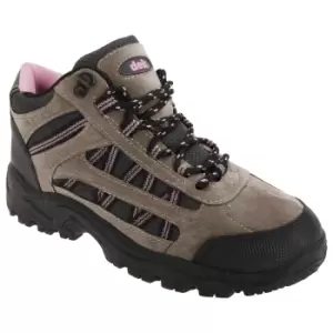 Dek Womens/Ladies Grassmere Lace-Up Ankle Trek & Trail Boots (9 UK) (Grey/Pink)