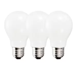 9 Watts A60 E27 LED Bulb Opal Cool White Dimmable, Pack of 3