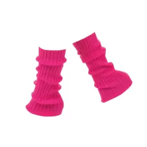 Bristol Novelty Womens/Ladies Leg Warmers (One Size) (Hot Pink)