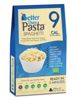 Better Than Organic & Gluten Free Spaghetti Shapes - 385g x 6 (Case of 1)
