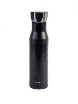 Ted Baker Water Bottle Hexagonal Lid - Black 750Ml