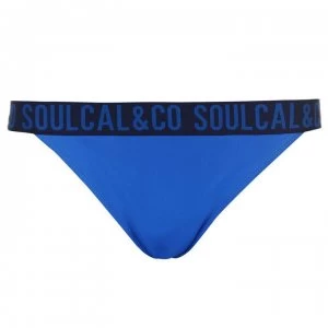 SoulCal Branded Bikini Briefs Ladies - Navy