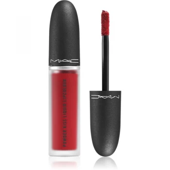 MAC Cosmetics Powder Kiss Liquid Lipcolour Liquid Matte Lipstick Shade Haute Pants 5ml