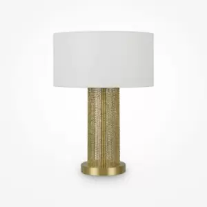 Maytoni Impressive Modern Table Lamp with Round Shade Gold E27