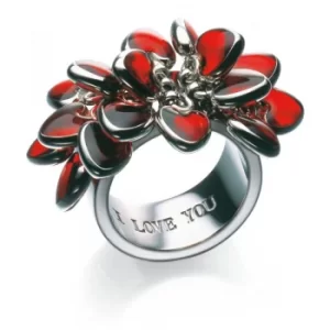 Ladies Swatch Bijoux Stainless Steel Love Explosion Ring Size P