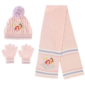 Character Knitted 3 Piece Set Childrens - Pink