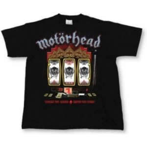 Motorhead Slots Mens T Shirt: Small