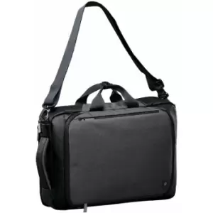 Stormtech Adults Unisex Road Warrior Computer Bag (One Size) (Graphite Grey/Black) - Graphite Grey/Black