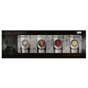 Game Of Thrones Shot Glass Set