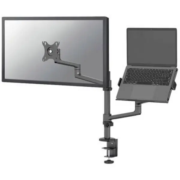 Neomounts DS20-425BL2 1x Monitor desk mount 43,2cm (17) - 68,6cm (27) Tiltable, Swivelling, Swivelling, Height-adjustable