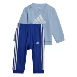adidas Badge of Sport Jogger Set Kids - Blue Dawn / White