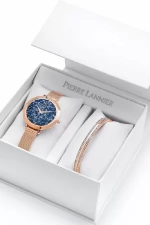 Ladies Pierre Lannier Cristal Gift Set Watch 390A968