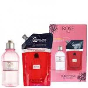 L'Occitane Rose Shower Gel and Refill Duo