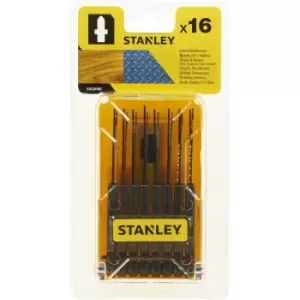 Stanley 16 PC Jigsaw Blade Set - STA28160-XJ