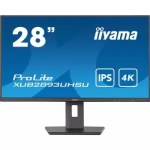 iiyama ProLite 71.1cm (28") 3840 x 2160 pixels 4K Ultra HD LED Black
