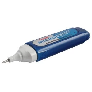Pentel Micro Correct Correction Fluid Pen Precision Tip 12ml Ref