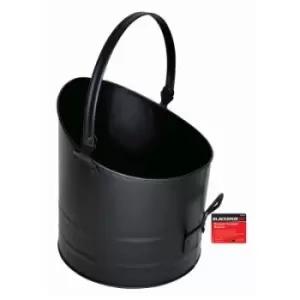 Blackspur Round Fireside Bucket, Black
