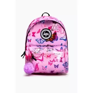Hype Butterfly Backpack (One Size) (Pink/Red/Purple)