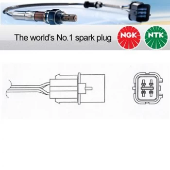 1x NGK NTK Oxygen O2 Lambda Sensor OZA588-KH3 OZA588KH3 (1348)